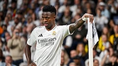 Vinicius, em partida contra o Real Madrid nesta temporada.