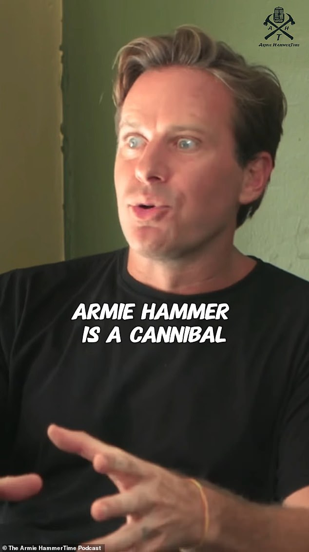 Armie Hammer voltou aos holofotes após seu cancelamento em 2021 por alegações de agressão sexual e alegações de 'canibalismo' com seu próprio podcast