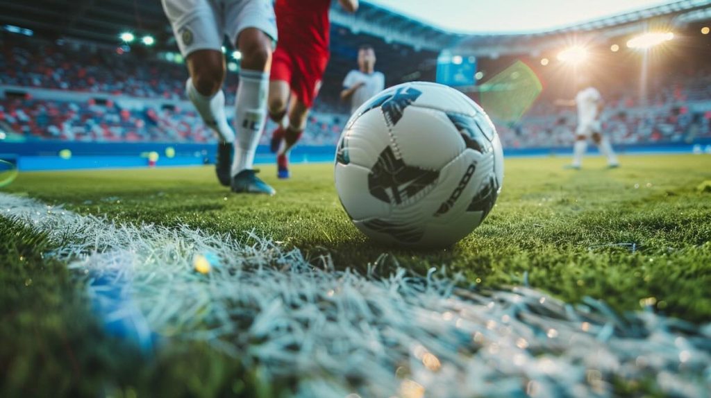 estádio de bola de jogador novo