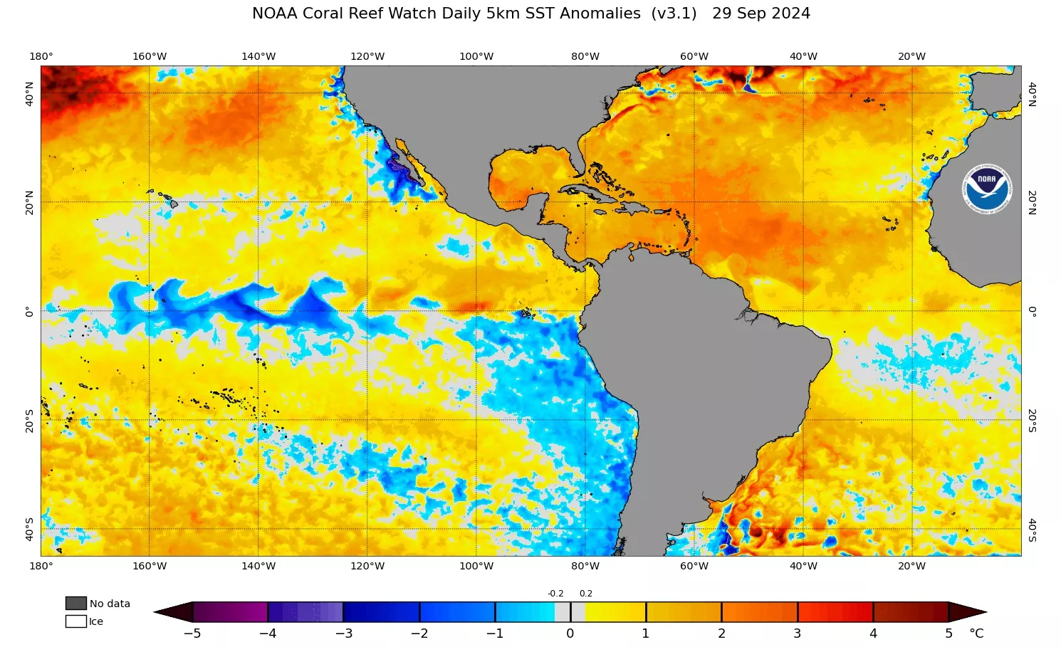 Temperatura nos oceanos