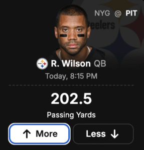 Principais jogadas do DraftKings NFL Pick6 para o futebol de segunda à noite