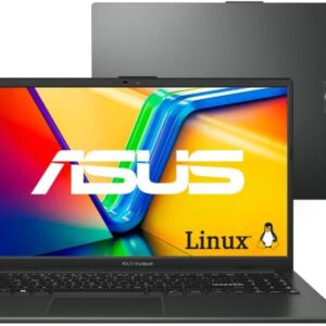 Notebook ASUS VivoBook Go 15, AMD RYZEN 3 7320U, 4 GB, 128 GB SSD, KeepOS, Tela 15,6" FHD, Preto Misto - E1504FA-NJ1291