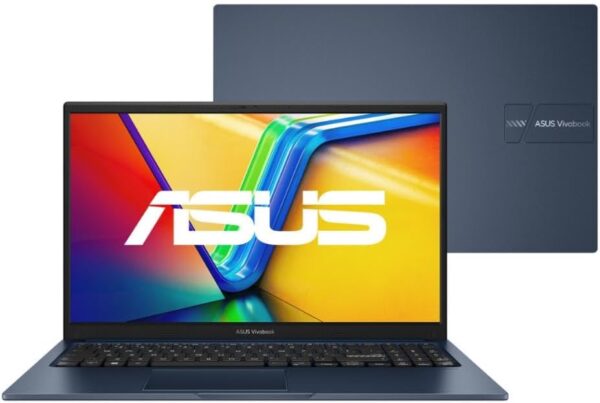 Notebook Asus Vivobook 15 X1504za Intel Core i5 1235u 8gb Ram 256gb Ssd Linux Keepos Tela 15,6" Fhd Azul - Nj982