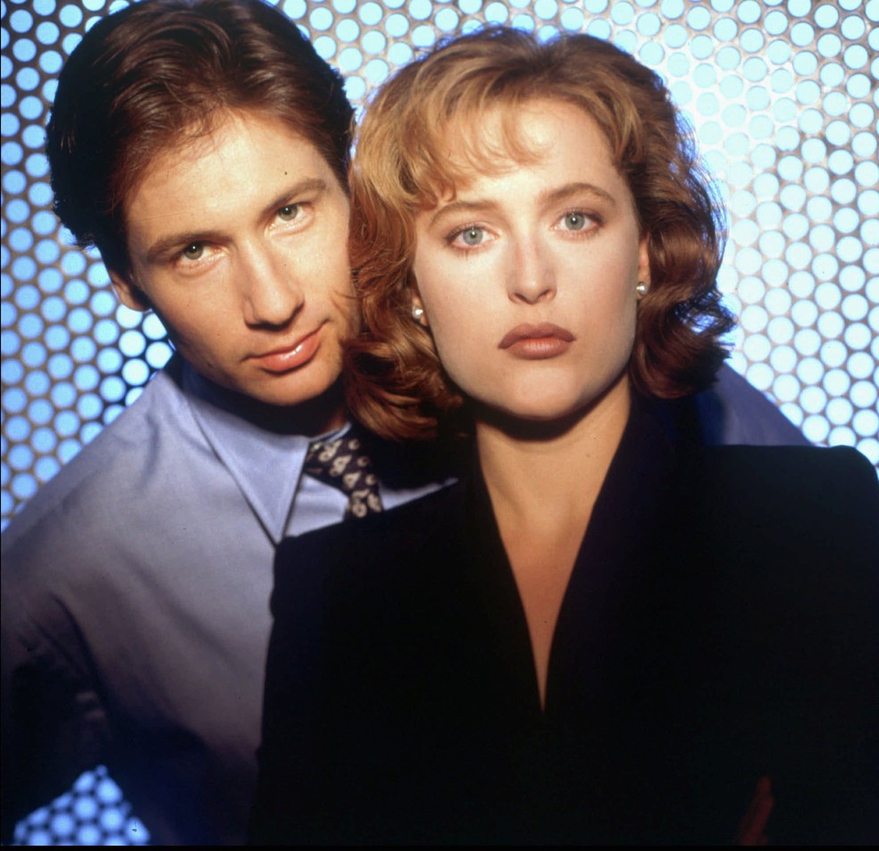 David Duchovny e Gillian Anderson, de 'Arquivo X' — Foto: Divulgação