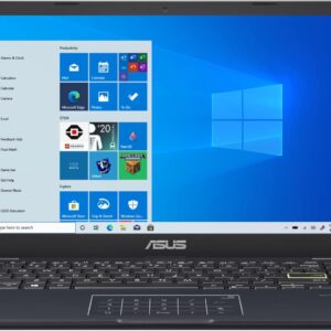 Laptop Asus E410 Intel Celeron N4020 4GB 64GB 14 polegadas HD LED Win 10 (preto estrela)