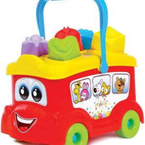 Maral Baby Bus Com Cubos Flap Multicor