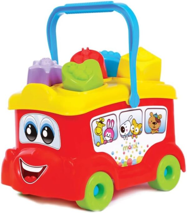 Maral Baby Bus Com Cubos Flap Multicor