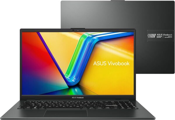 Notebook ASUS VivoBook Go 15, AMD RYZEN 5 7520U, 8GB, 512GB SSD, KeepOS, Tela 15,6" FHD, Preto Misto - E1504FA-NJ732