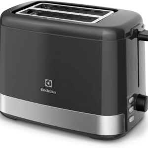 Torradeira tostador Electrolux 8 niveis de tostagem função descongelar reaquecer bandeja coletora migalhas botões luminosos ETS10 preto 127v