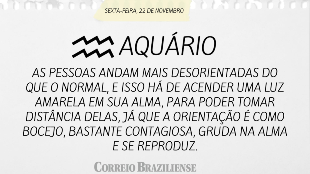 AQUÁRIO (nascimento entre 21/1 a 19/2)