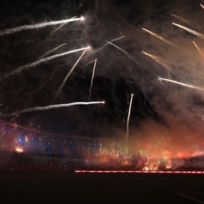 Vídeo: a tremenda recepção do Racing para a volta contra o Corinthians