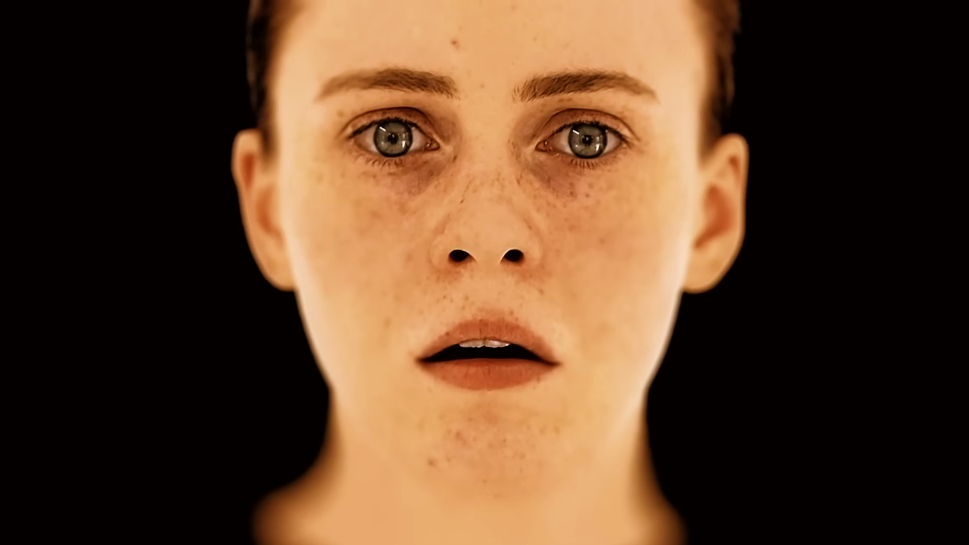 Captura de tela do OD (Overdose) da Kojima Productions mostrando o perturbador teste de tela do Unreal Engine 5 da atriz Sophia Lillis