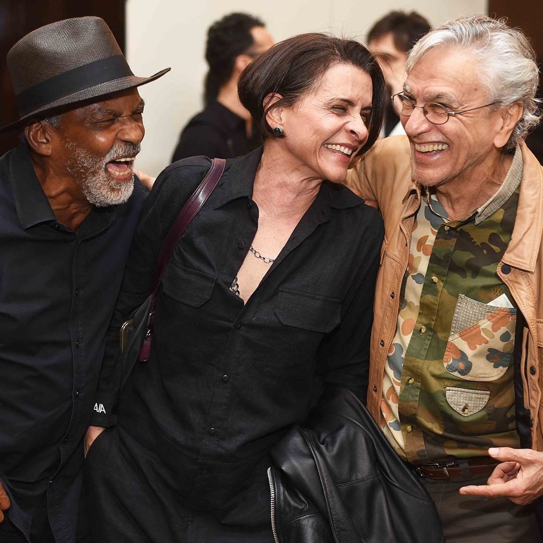 Estreia de documentário 'Uma garota chamada Marina', sobre a cantora Marina Lima, teve presença do ator e cineasta Antonio Pitanga e Caetano Veloso — Foto: Ari Kaye 