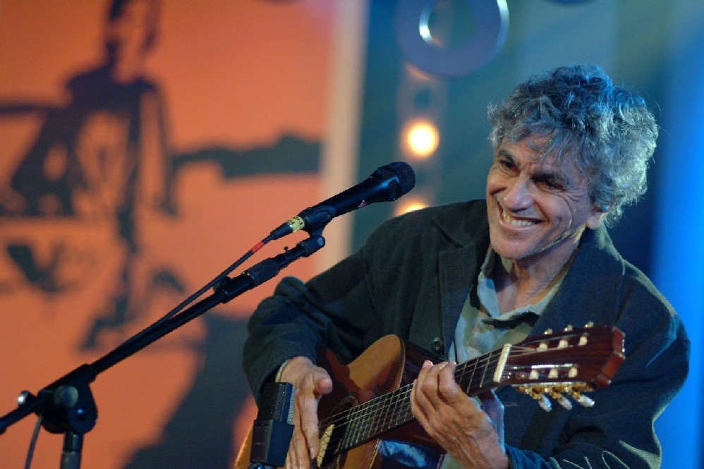 Caetano Veloso gravou especial "Um Barzinho, um violão"do Multishow, em 2005  — Foto: Washinton Possato