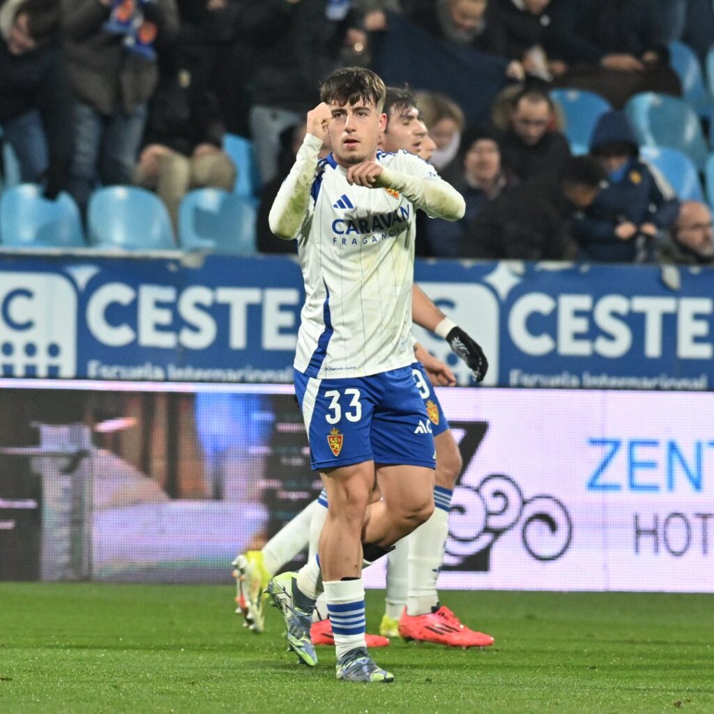 Liso tem sequência de dois jogos consecutivos marcando | Foto: @RealZaragoza