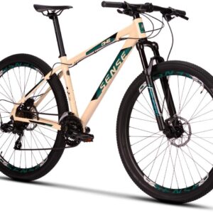 Bicicleta Mtb Sense One 2023 Freio Hidráulico Transmissão 3x7 Velocidades Creme Tamanho L (19)