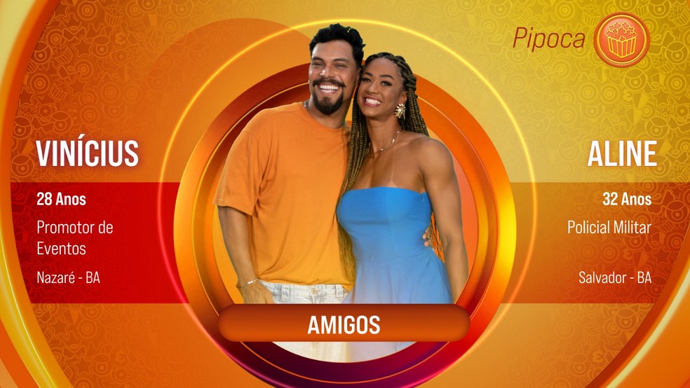 Veja a lista de todos os participantes da edição 3 Vinícius e Aline — Foto: TV Globo