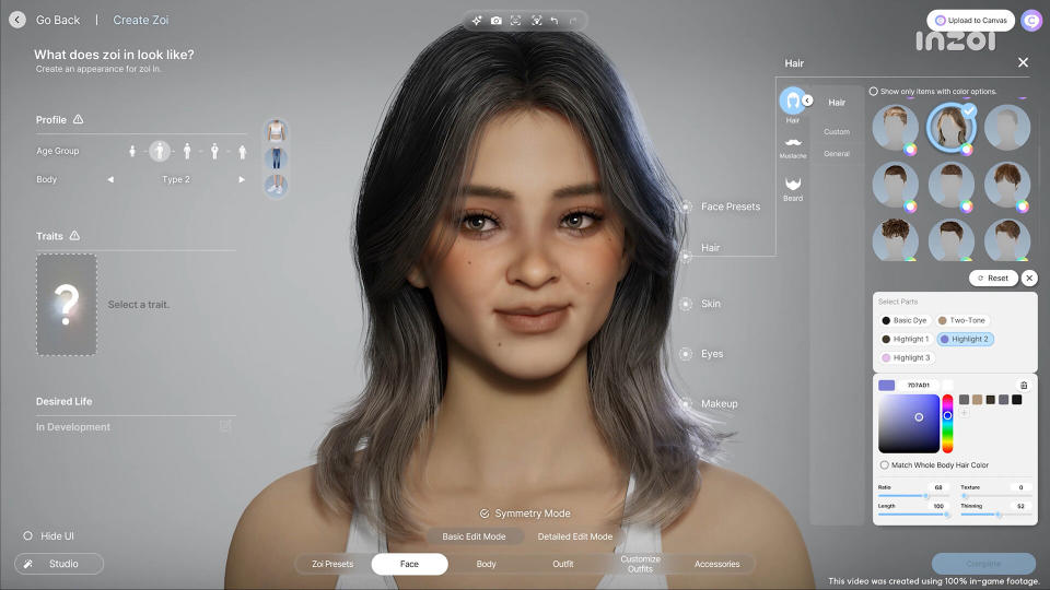 A abordagem de "simulação comunitária" da Inzoi para o gênero Life Sim poderia fazer com que seja o maior rival do Sims 4 1 Screenshot Inzoi da Creation Studio Demo, que descreve um modelo de personagem chocantemente realista renderizado no Unreal Engine 5