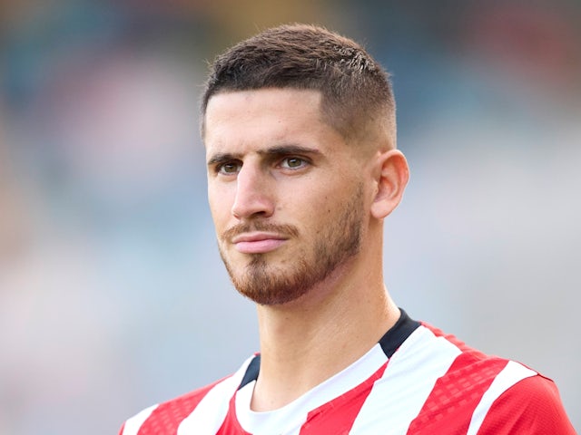 O Saneset de Oihan de Bilbao atlético retratado em 3 de agosto de 2024