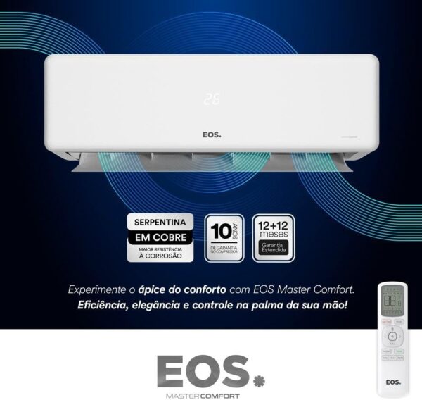 Ar-condicionado Split 9000 Btus Eos Master Confort On/off High Wall Só Frio Easm9000fi/easm9000fe 220v - Image 8