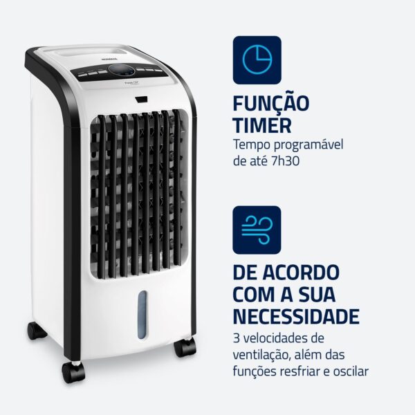 Climatizador Flash Air, Mondial, Branco/Preto, 80W, 110V - CL-03 - Image 3