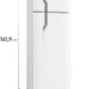 Refrigerador 260L 2 Portas Classe A 110 Volts, Branco, Electrolux - Image 3
