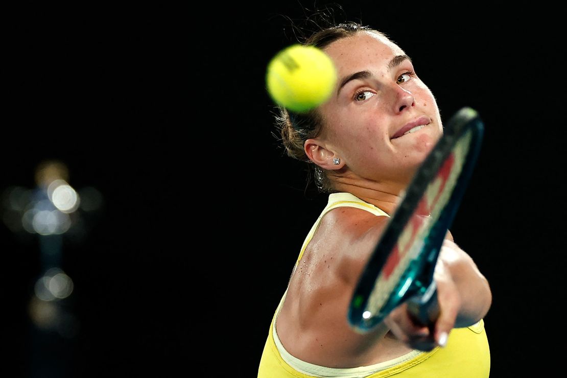 Sabalenka buscava conquistar seu terceiro título consecutivo do Aberto da Austrália.