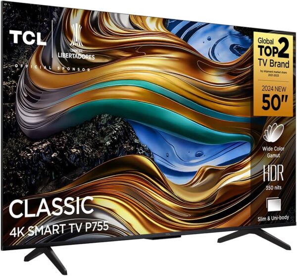 TCL LED SMART TV 50” P755 4K UHD GOOGLE TV - Image 2