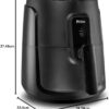 Fritadeira Air Fryer Gourmet Philco 4,4 Litros 1500w Preto Pfr15pg - 127v - Imagem 6
