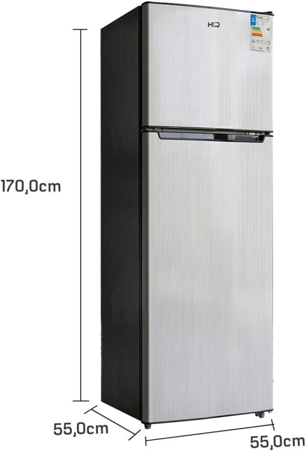 Geladeira Refrigerador HQ Defrost 290 Litros Cinza HQ-290RDF 127V - Image 3