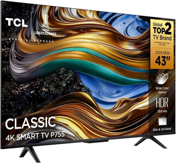 TCL LED SMART TV 43” P755 4K UHD GOOGLE TV - Image 2