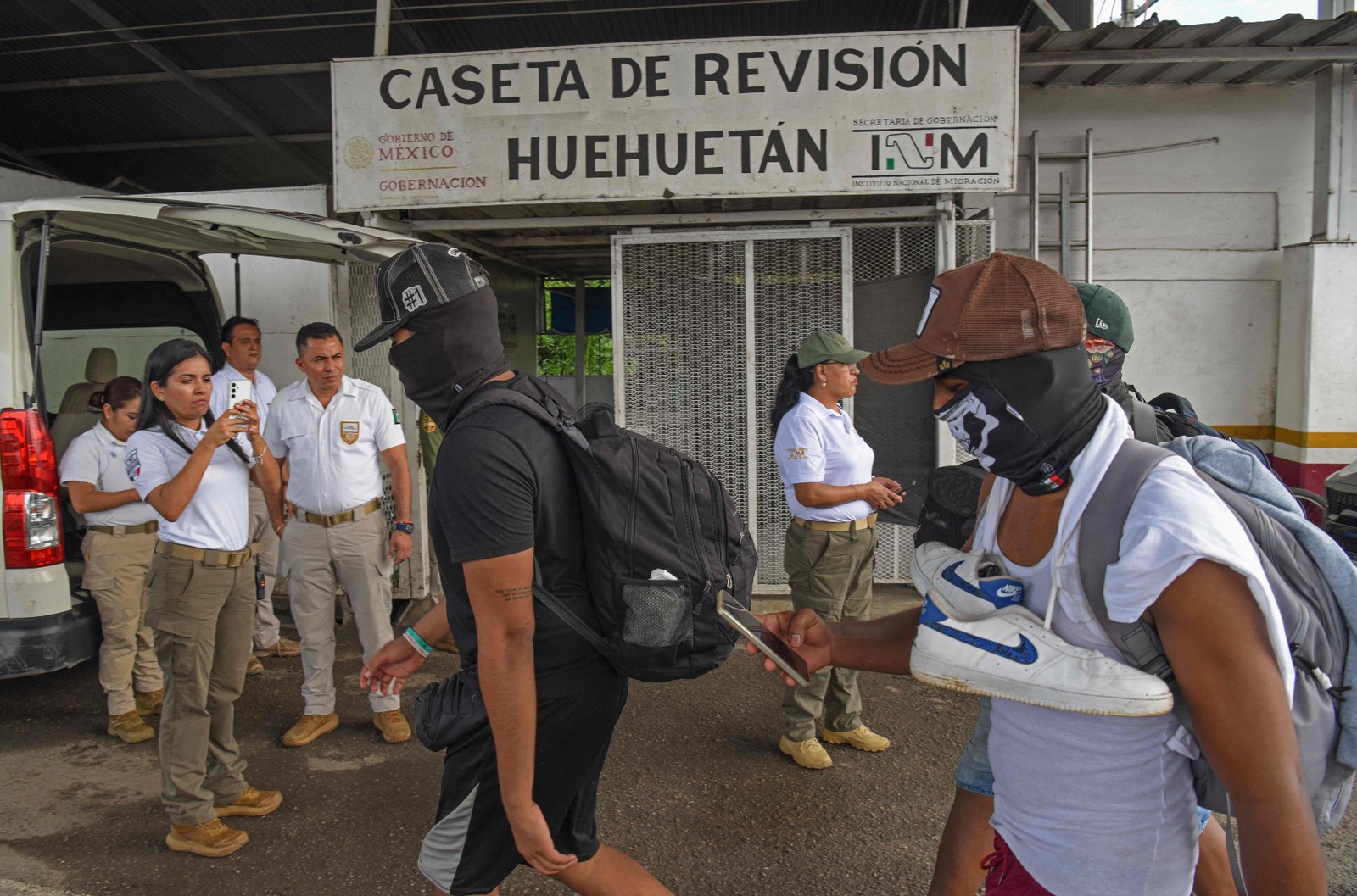 A presidente mexicana, Claudia Sheinbaum, conversou por telefone com Trump para explicar estratégia para enfrentar fenômeno migratório e luta contra as drogas — Foto: Isaac Guzman/AFP