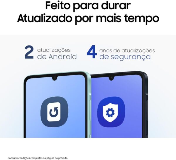 Celular Samsung Galaxy A06, 128GB, 4GB RAM, Tela 6.7", Câm. Traseira 50+2MP, Frontal 8MP (Azul Escuro) - Image 9