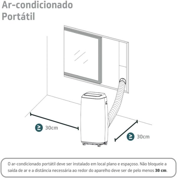 Ar-Condicionado Portátil Philco PAC12000F5 12.000 BTUs Só Frio 220V - Image 8