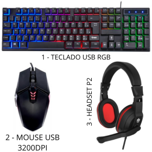 KIT GAMER NOVO