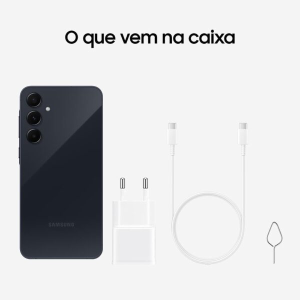 Celular Samsung Galaxy A55 5G, Câmera Tripla até 50MP, Tela 6.6", 256GB Azul Escuro - Image 8