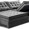 Sofá Sem Caixa Retrátil Baú 1,80m Cama Inbox Secret Suede Velusoft Cinza - Image 8