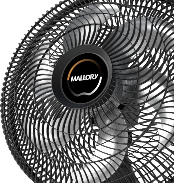 Ventilador de Coluna Mallory Éolo 126W, Silencioso, Hélice de 15 pás, Grade Especial em Sistema TS, Máxima Vazão e Mínimo Ruído – PR-GF- 127V - Image 5