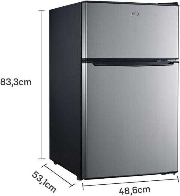 Geladeira Refrigerador Compacto HQ Defrost 90 Litros Preto/Inox HQ-90RDF (127V) - Image 4