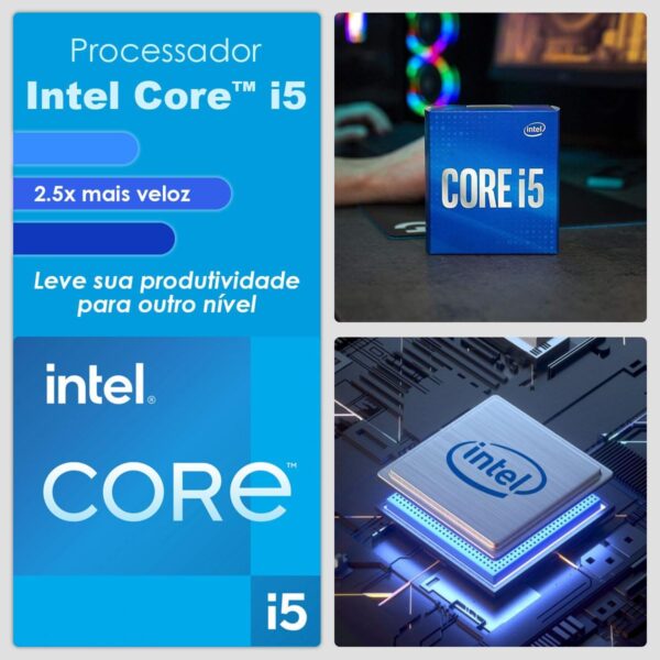 PC Gamer Completo Intel Core i5 16GB SSD 1TB Placa de Vídeo GT 730 2GB Monitor 23" com Kit Gamer - Fonte 400W Real Strong Tech - Image 5