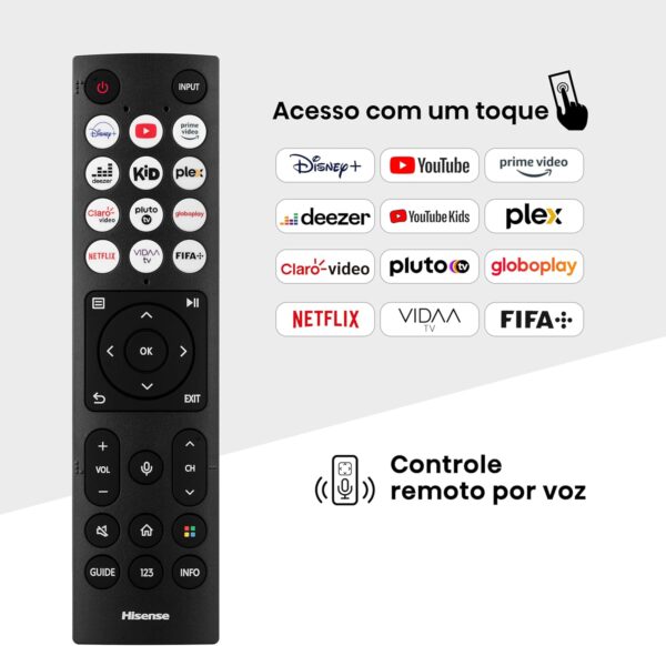 Hisense Smart TV FHD 40" Polegadas 40A4N com DTS Virtual X, Game e Sports Mode, Controle por Voz, Share to TV e Compatível com Alexa - Image 6