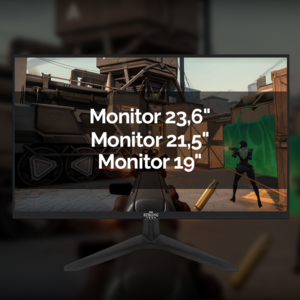 monitor 23,6" , monitor 21,5" , monitor 19"