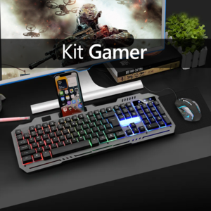 kit gamer, teclado gamer, mouse gamer, 