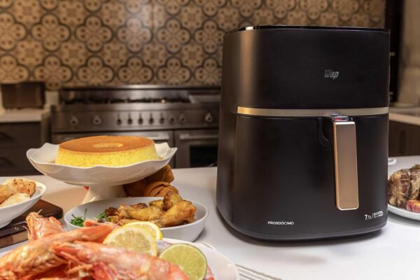 WAP Fritadeira Elétrica Air Fryer MEGA FAMILY DIGITAL 7,1 Litros, Revestimento Antiaderente, 16A 1700W 220V - Image 3