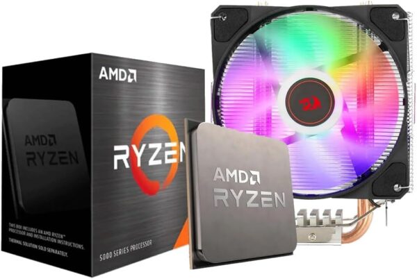 PC Gamer Live Ryzen 5 5500, 16GB RAM RGB, NVME M.2 500GB, RTX 3050 6GB, Gabinete com 4 Ventoinhas RGB - Image 3