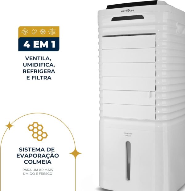 Climatizador Britânia 4 em 1 Autonomia de 26h BCL05A 127V - Image 11