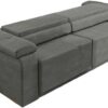 Sofá Retrátil Desmontável Suede 2 Lugares Fox (CINZA) - Image 5