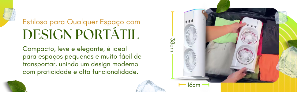 Estiloso para Qualquer Espaço com DESIGN PORTÁTIL