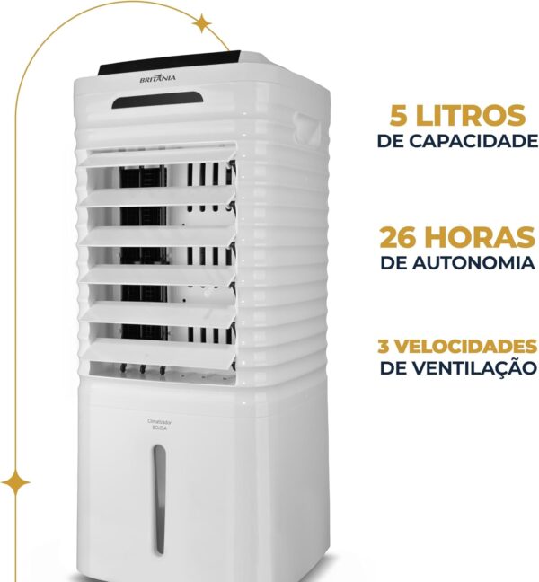 Climatizador Britânia 4 em 1 Autonomia de 26h BCL05A 220V - Image 11