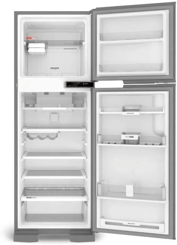 Geladeira Frost Free Brastemp Duplex 375L Cor Inox BRM44HK 127V - Image 3